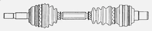 Приводной вал 302410 LOBRO