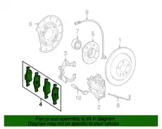 Тормозные колодки дисковые MB 008 420 53 20
