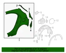 Крыло MB 156 630 24 00