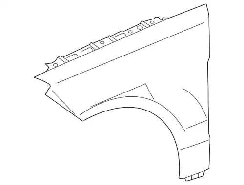 Крыло MB 166 880 27 00