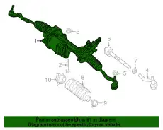 Рулевая рейка MB 218 460 75 00