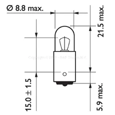 Автолампа TRP 1304838 24