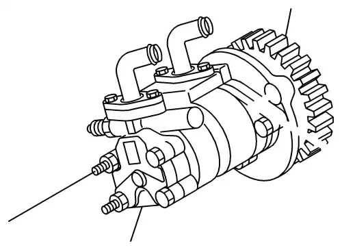  ВАЛ НАСОСА ГУР 8971145501 ISUZU