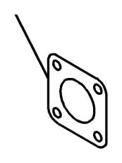 Прокладка коллектора ISUZU 8970376940