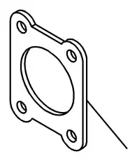 Прокладка коллектора ISUZU 8970376940