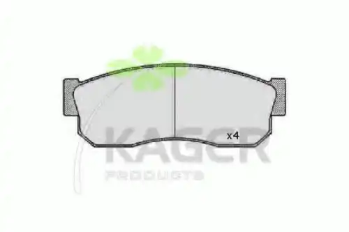 Тормозные колодки дисковые KAGER 35-0003