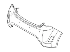 бампер 86611-2V010 HYUNDAI