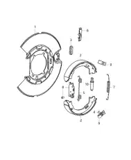 Зажим тормозной 05179890AA CHRYSLER