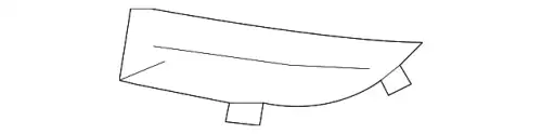 Решетка бампера HYUNDAI / KIA 86512-3K000