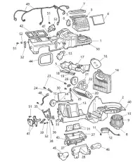  ЗАСЛОНКА КОНДИЦИОНЕРА (05012712AA) CHRYSLER