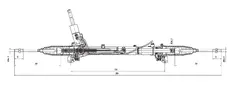 Рулевая рейка TRIALLI CRS 1001