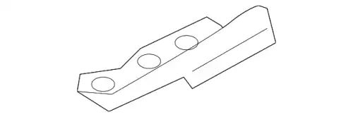 Петля капота, левая 5905A027 MITSUBISHI
