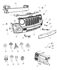  КЛИПСА 04806334AA CHRYSLER