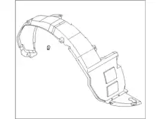 Подкрылок HYUNDAI / KIA 86811-26000