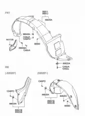 Подкрылок HYUNDAI / KIA 86811-26000