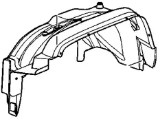 Подкрылок GM 25901290
