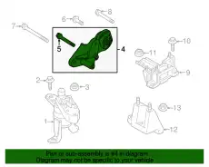 Подушка крепления двигателя MAZDA D651-39-040A