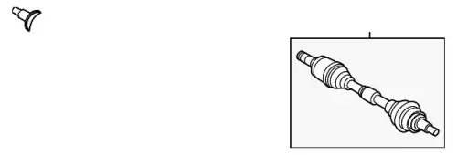 SHAFT(L),DRIVE FTB6-25-60X MAZDA