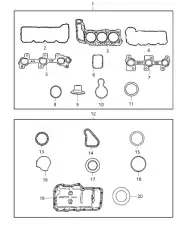 Прокладка масляного поддона CHRYSLER 53021959AA