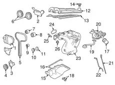 Прокладка масляного поддона FORD YS4Z-6710-AA