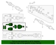 Пыльник ШРУСа внутреннего FD80-22-540 MAZDA