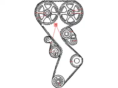 Ремень ГРМ Mopar (4621844) TB000265AB