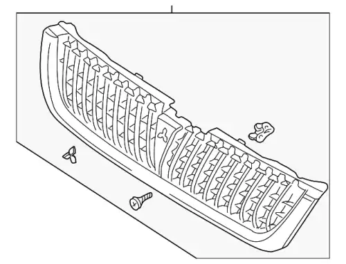 Решетка радиатора MITSUBISHI MR325573