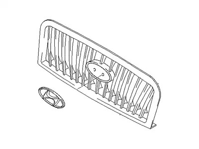 Решетка радиатора HYUNDAI / KIA 86350-3D010