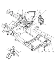 Рычаг подвески CHRYSLER 52106577AI