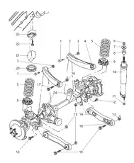 Рычаг подвески CHRYSLER 52088208AE