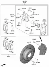 HYUNDAI КОЛЬЦО УПЛОТНИТЕЛЬНОЕ ПОРШНЯ СУППОРТА ТОРМОЗНОГО 58113-3B900