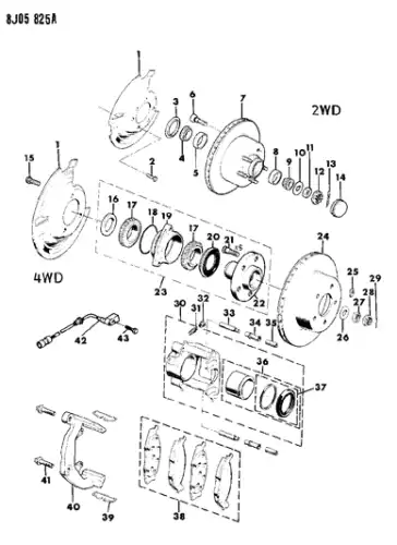 Ступица MOPAR V2507449AA