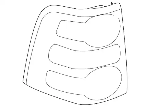Фонарь задний FORD 6L2Z 13405 CA