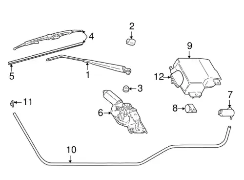 Щетка стеклоочистителя MZ690154 MITSUBISHI
