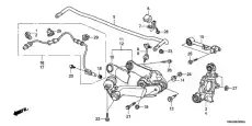 Рычаг подвески HONDA 52371SWAA10