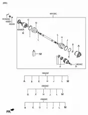 HYUNDAI ПРИВОД КОЛЕСА 4960026211