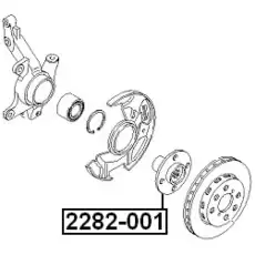 Ступица FEBEST 2282-001