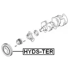 Шкив коленвала FEBEST HYDS-TER