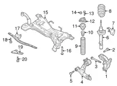 Рычаг подвески MAZDA B39D34300A