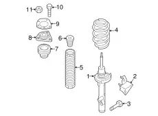 BUSHING,MTG, RUBBER C2733438XA MAZDA