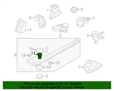 опора двигателя передняя Mazda Tribute 00) EC0139054