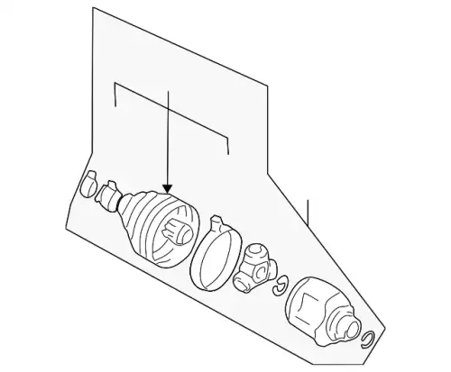 ШРУС внутренний MN156833 MITSUBISHI