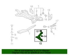 Рычаг подвески MITSUBISHI MR589422