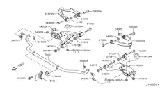 Рычаг подвески NISSAN 545241LA0A