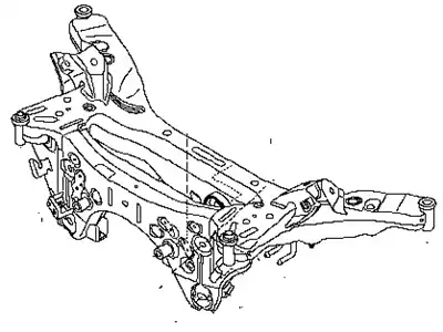 подрамник 55400JG200 NISSAN