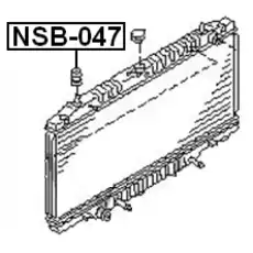 NSB047 FEBEST КРОНШТЕЙН