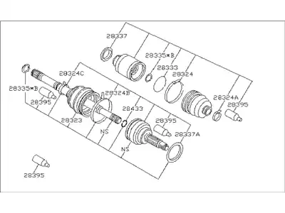 BJ UNIT KIT 28094AC050 SUBARU
