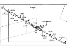 Рулевая рейка TOYOTA / LEXUS 44200-60120