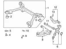 Рычаг подвески VAG 8E0505312AF