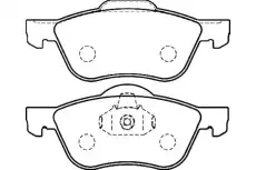 колодки дисковые торм. перед. Niss BP-6572 KAVO PARTS